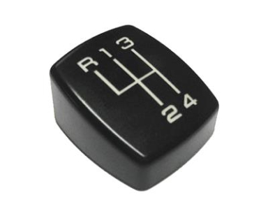 84-85 SHIFTER KNOB SHIFT PATTERN (4 SPEED)