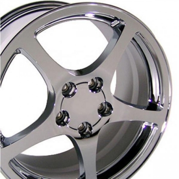 97-04 WHEEL (C5 STYLE) CHROME. 17X8.5