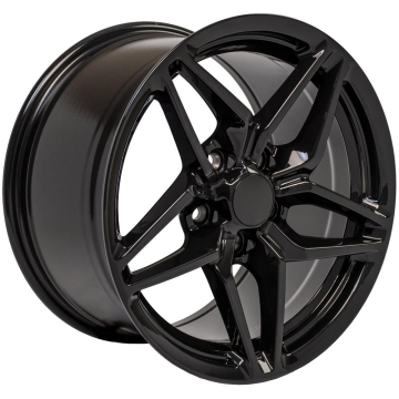 97-04 WHEEL (C7 ZR1 STYLE) BLACK. 17X9.5