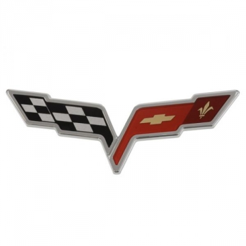 05-13 COVETTE NOSE EMBLEM (CHROME)