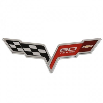 2013 CORVETTE NOSE EMBLEM (60TH ANNIV)