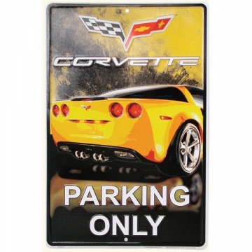 CORVETTE PARKING ONLY SIGN