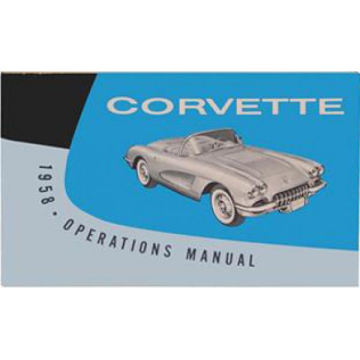 1958 CORVETTE OWNERS MANUAL