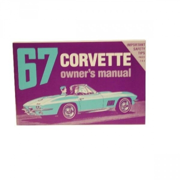 1967 CORVETTE OWNER'S MANUAL