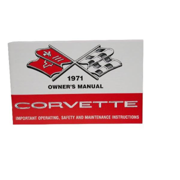 1971 CORVETTE OWNER'S MANUAL