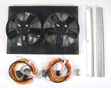 69-82 (ND) SPAL ELECTRIC COOLING FAN KIT (DUAL)