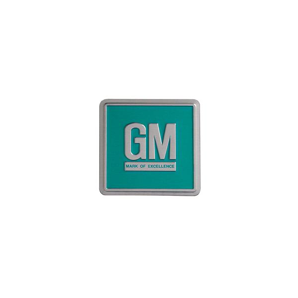 67 GM MARK OF EXCELLENCE DECAL (TURQUOISE) | Volunteer Vette Corvette Parts