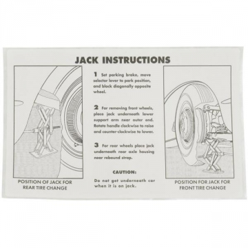 53-60 JACKING INSTRUCTIONS