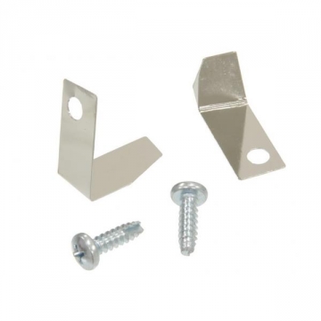 56-58E DOOR END CAP/WEATHERSTRIP RETAINER & SCREW