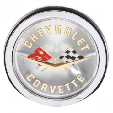 58-61 FRONT / REAR EMBLEM (GOLD LETTERING)