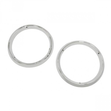 56-57 HEADLIGHT BEZELS - CHROME (PAIR)