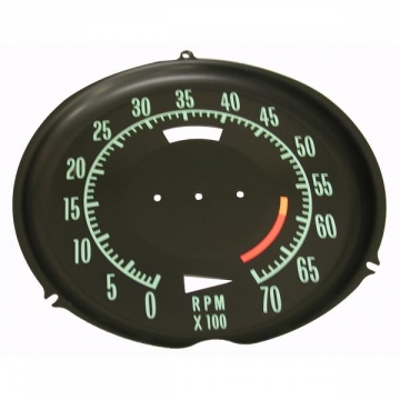 68-71 TACHOMETER FACE (6000)