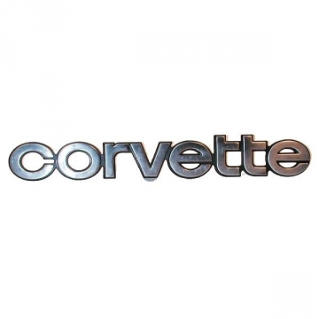 80-82 REAR BUMPER CORVETTE EMBLEM