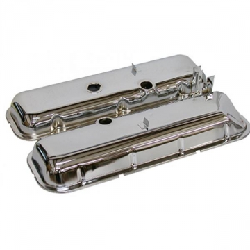 65-68E VALVE COVERS (BB) CHROME