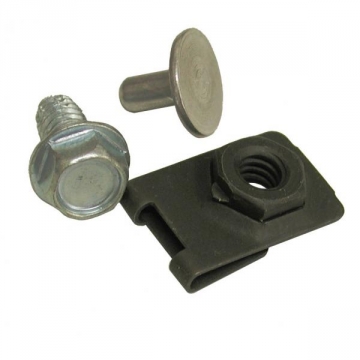 68-75 SPLASH & HEAT SHIELD BRACKET HARDWARE SET