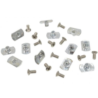 56-62 CONVERTIBLE TOP FRONT WEATHERSTRIP FASTENERS