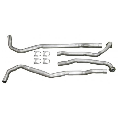 68 EXHAUST PIPE SET 2.5 INCH (BIG BLOCK 4SPD)