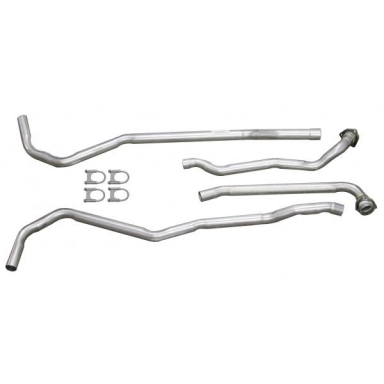 69 EXHAUST PIPE SET 2.5 - 2 INCH (BIG BLOCK AUTO)