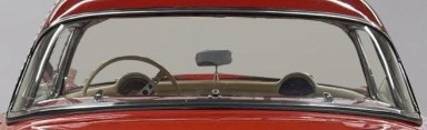 56-60 HARD TOP REAR WINDOW GLASS (CLEAR)