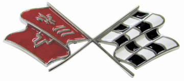 68-72 FRONT CROSS FLAGS EMBLEM