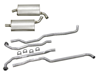 63 COMPLETE ALUMINIZED EXHAUST SYSTEM (N11)