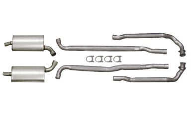 64-65 COMPLETE ALUMINIZED EXHAUST SYSTEM (N11)