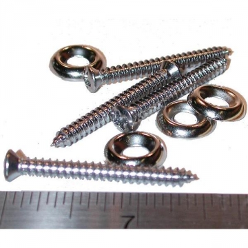 78-82 DOOR PANEL SCREW SET W/ WASHERS (LOWER)