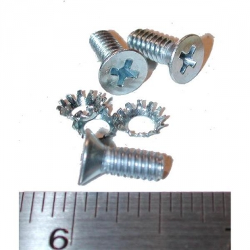 64-67 GLOVE BOX DOOR TO HINGE SCREW SET