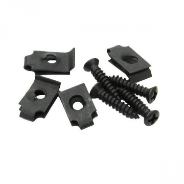 68-76 SHIFTER CONSOLE PLATE SCREW SET W/J-NUTS