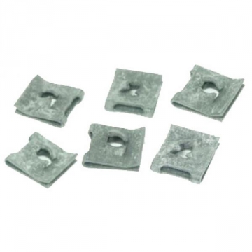 68-77 UPPER DASH PAD U-NUT SET (6PCS)