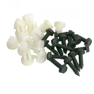 63-64 ROCKER MOLDING SCREW SET W/NUTS