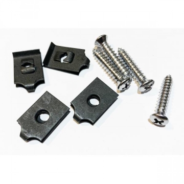 70-72 SIDE LOUVER UPPER SCREW & NUT SET