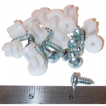 65 ROCKER MOLDING SCREW SET W/NUTS