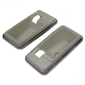 78-82 DOOR PANEL LATCH BEZELS (OYSTER)