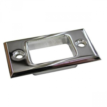 70-78 SEAT BACK RELEASE BUTTON CHROME BEZEL