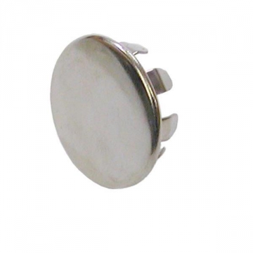 77-82 SUNVISOR END PIVOT CHROME PLUG BUTTON