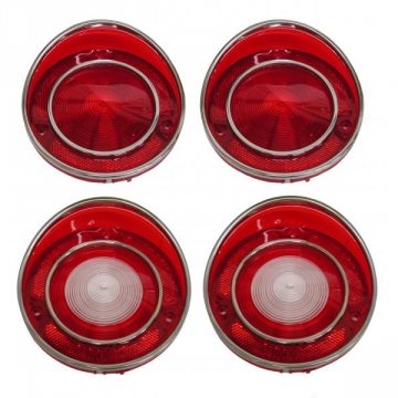 69 TAIL LAMP & BACK-UP LAMP LENS SET