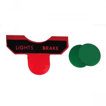 53-67 LIGHTS, BRAKES & TURN SIGNAL INDICATOR LENS