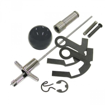 69-76 SHIFTER REPAIR KIT (MAJOR) BLACK CHROME BALL