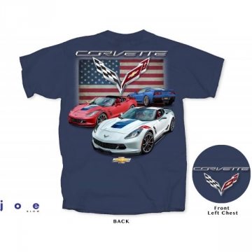 C7 GRANDSPORT-AMERICAN FLAG (LARGE)