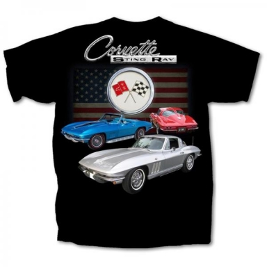 PATRIOTIC RED, WHITE & BLUE C2 CORVETTES