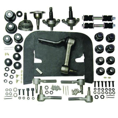 63-66 FRONT SUSPENSION  REBUILD KIT MAJOR - RUBBER