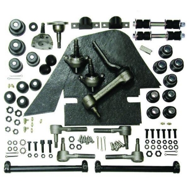 68 FRONT SUSPENSION  REBUILD KIT DELUXE - RUBBER