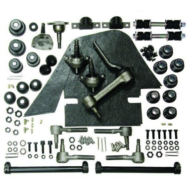 69-82 FRONT SUSPENSION REBUILD KIT DELUXE - RUBBER