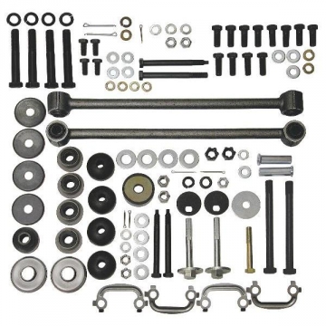65-68 REAR SUSPENSION MOUNTING & HARDWARE COMBO KT