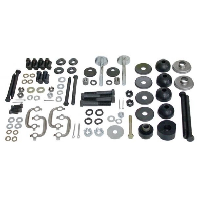 65-68 REAR SUSPENSION MOUNTING KIT (POLYURETHANE)