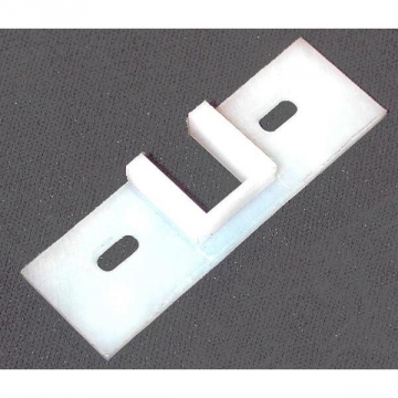 68-72 T-TOP REAR WINDOW LOWER NYLON GUIDE ON BODY