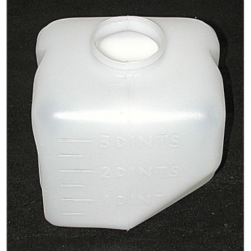 63-70 WINDSHIELD WASHER JAR (WHITE)