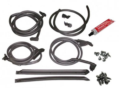 73-75 CONVERTIBLE BODY WEATHERSTRIP SET (DELUXE)